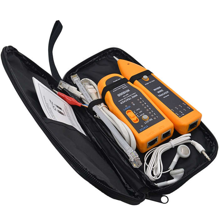 WH806B Telephone Wire Tracker Network Cable Tester Electrical Line Finding Testing for Cat5 Cat5E Ca