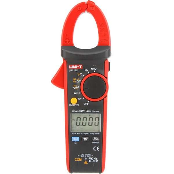 UNI-T UT216C 600A True Rms Auto Range Clamp Meter
