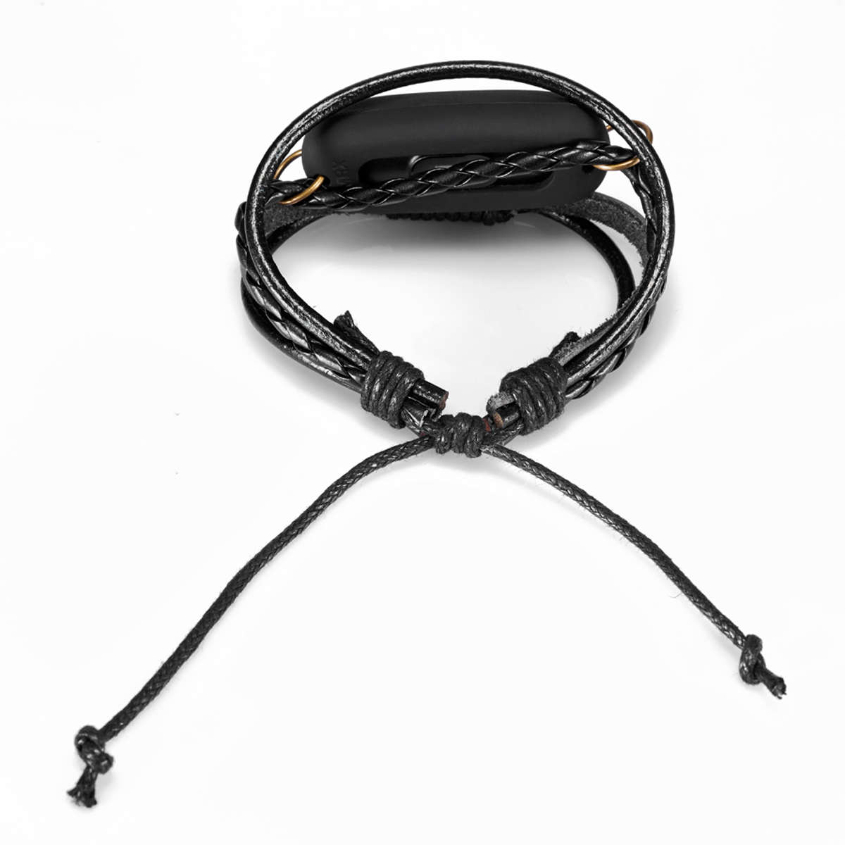 Leather Bracelet For Xiaomi Mi Band 2 Smart Wristband