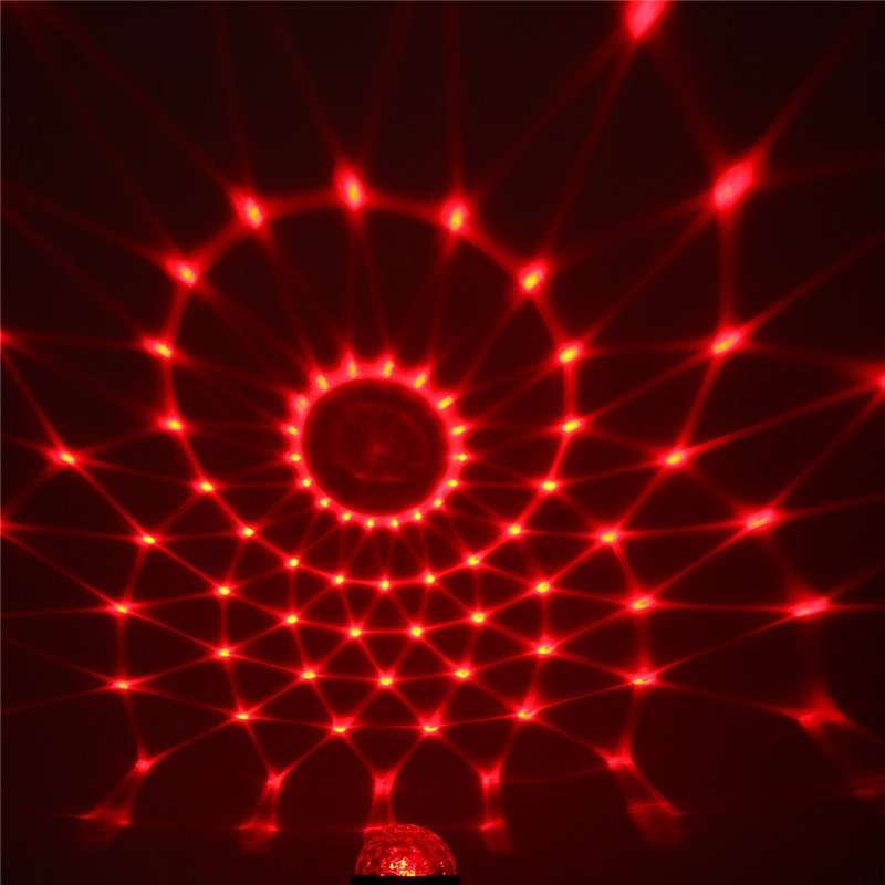 3W Sound Active RGB Party Crystal Magic Ball LED Stage Effect Lighting + IR Remote