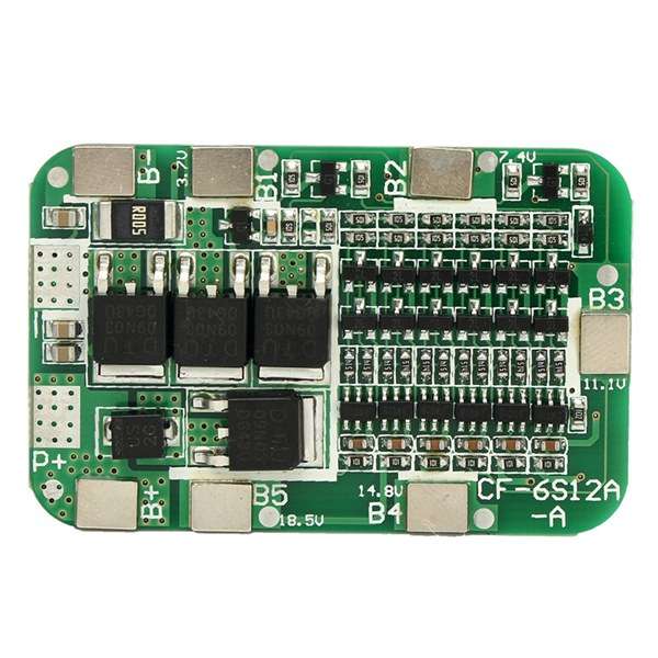 5pcs PCB BMS 6S 15A 24V Battery Protection Board For 18650 Li-ion Lithium Battery Cell
