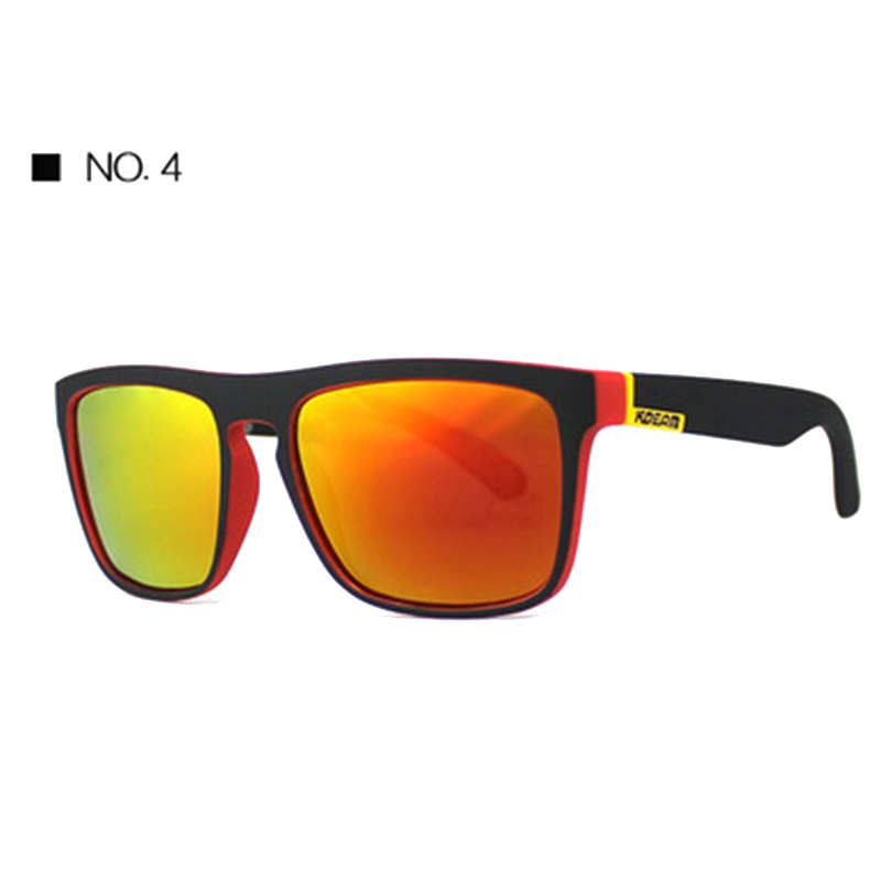 KDEAM KD156 UV400 Outdoor Sports Polarized Sunglasses Colorful Driving Sunglasses Cycling Glasses
