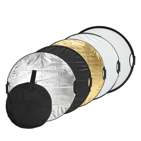 5 in 1 Portable Photography Studio Multi Photo Disc Collapsible Light Reflector