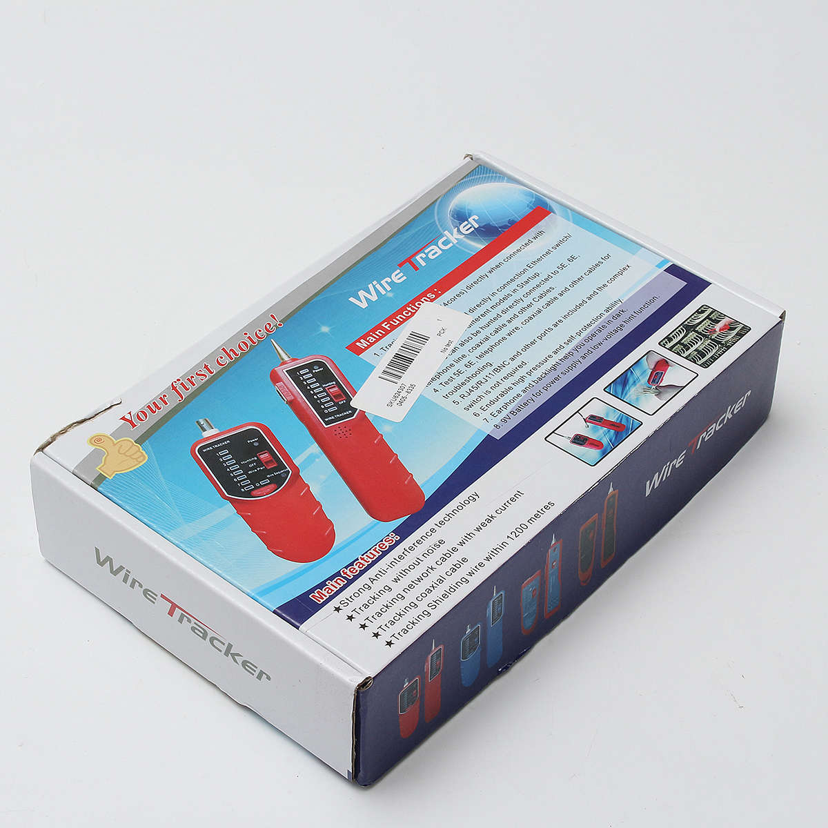 SY-818 Network LAN Telephone RJ45/11 Cable Toner Wire Tracker Line Toner Tracer Tester