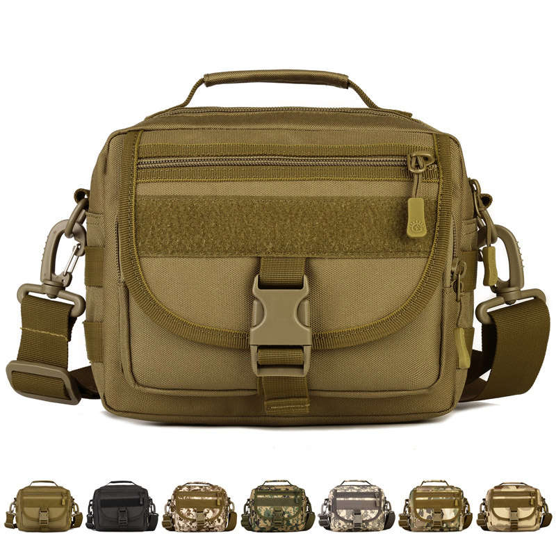Outdoor Camouflage Molle Messenger Bag Cross-Body Backpack Rucksuck Men Handbag Camping Hiking