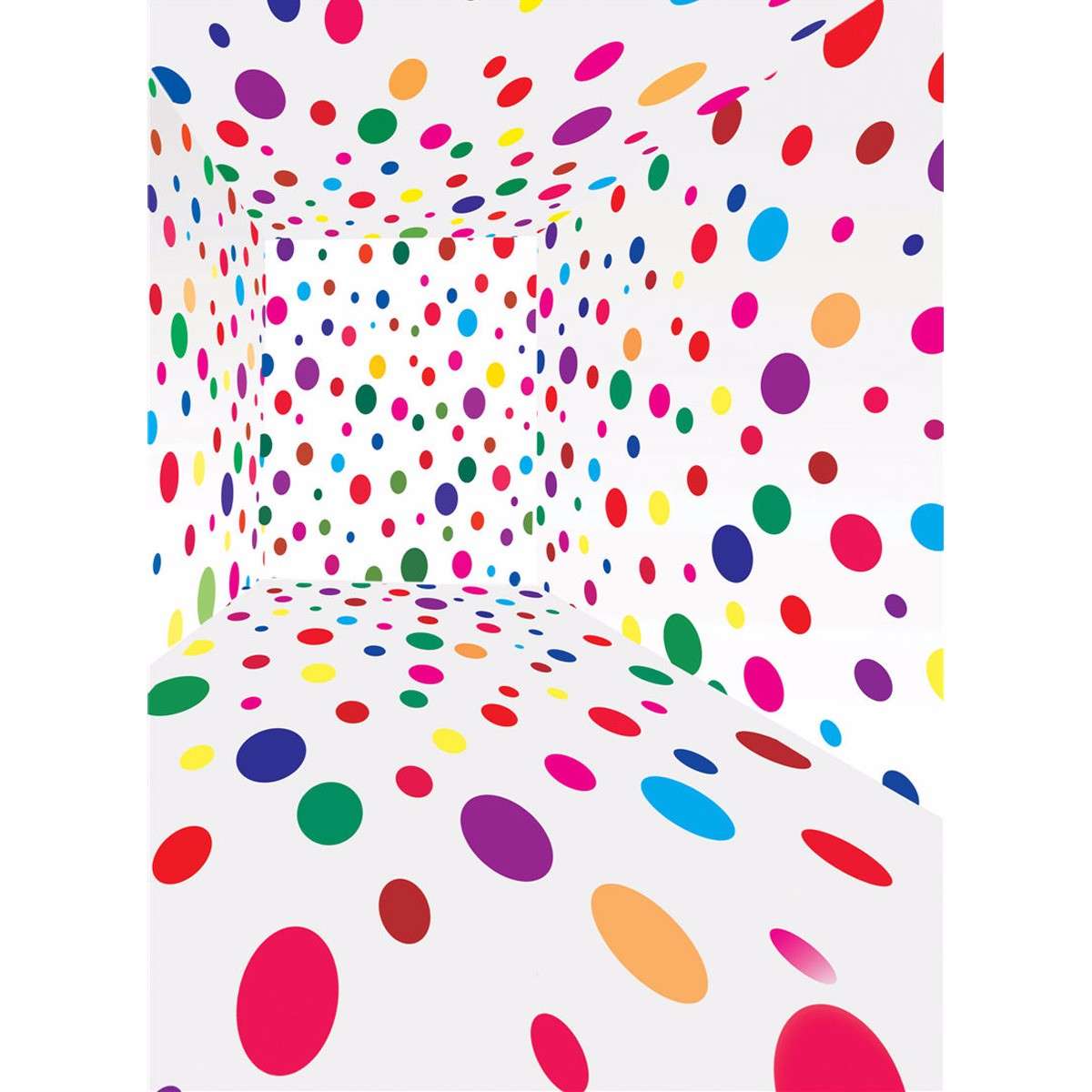 5x7FT Vinyl Photography Backdrop 3D Colorful Dots Studio Photo Background Props