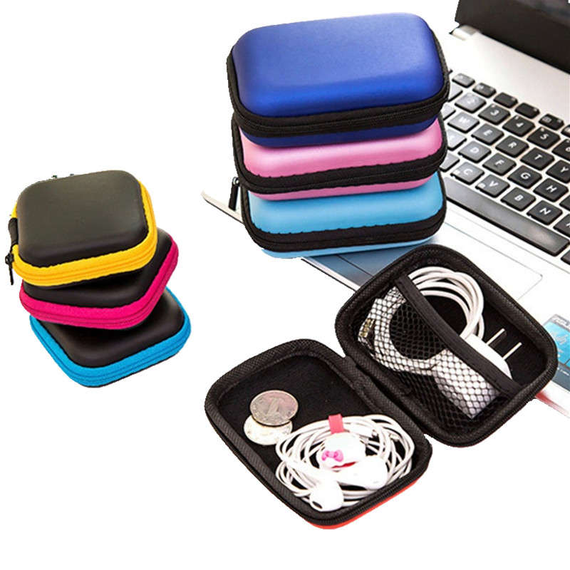 Universal Earphone Headset Case Power Bank USB Cable Box Digital Accessories Storage Bag