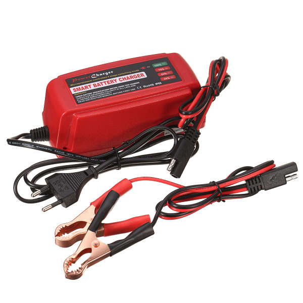 12V 5A Smart Battery Charger Maintainer Desulfator For Lead Acid Batteries