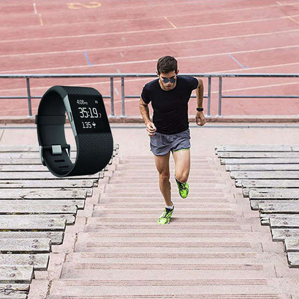 Replacement Silicone Band Wrist Strap Wristband With 2 Screwdrivers For Fitbit Surge Tracker