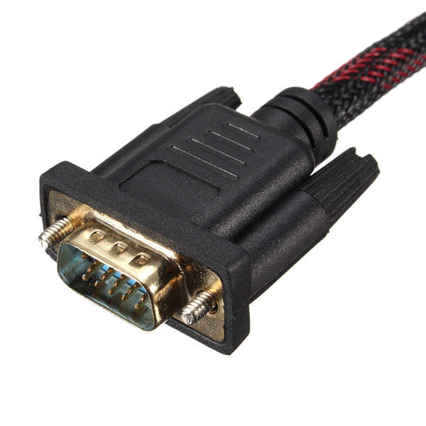 1080P HD Male to VGA Male Video Converter Adapter Cable for PC DVD HDTV