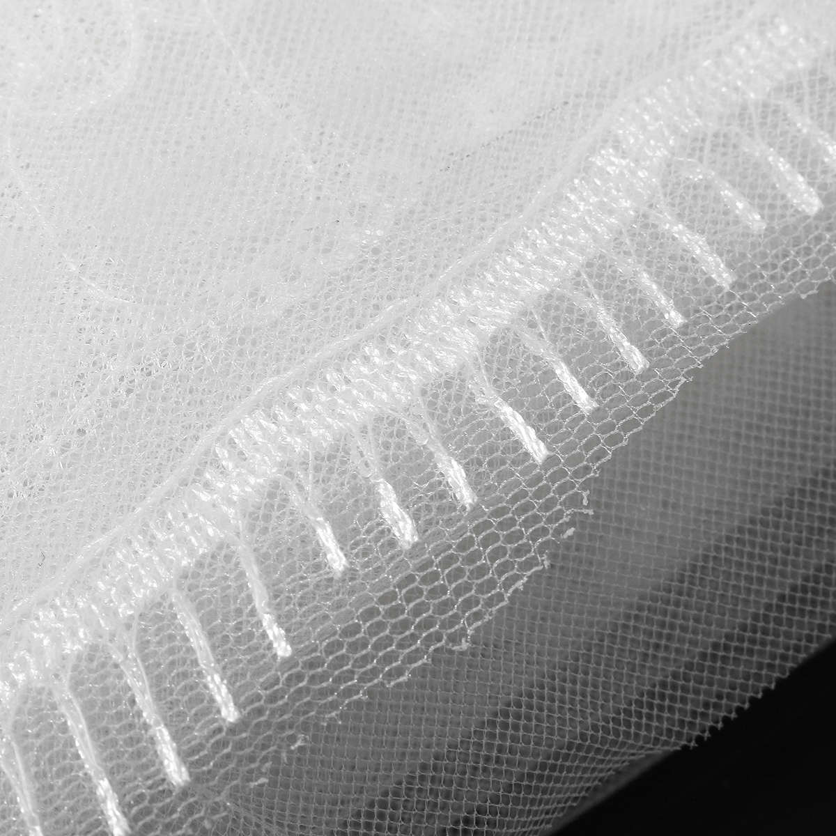 4 Meters White Ivory Wedding Veils Long Lace Edge Bridal Veil