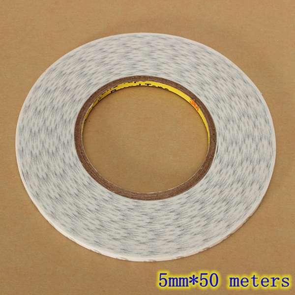2-6mm and 50M Double Sided Extremely Strong Tape Adhesive For LCD Glass Cellphone