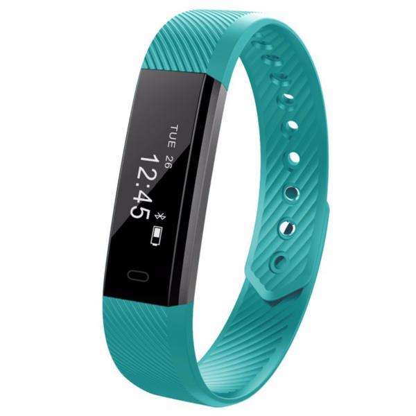 ID115HR Heart Rate Monitor Smart Bracelet Fitness Tracker Step Counter Wristband for Android IOS