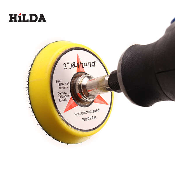 HILDA 2/3 Inch Sticky Backing Pad Polishing Sander Backer Plate With 1/8 Inch Shank for Dremel