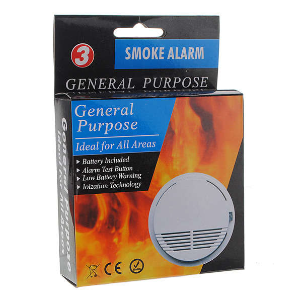 Home Security System Wireless Smoke Detector Fire Alarm