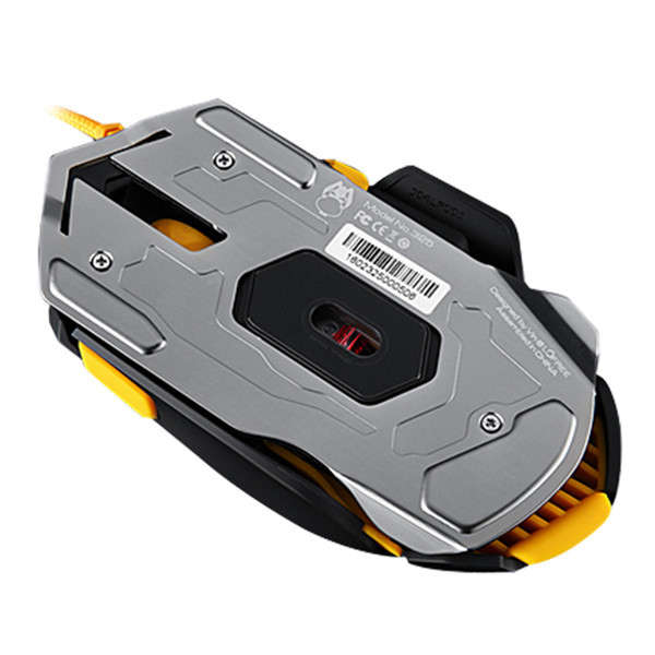 Original James Donkey 325 3000DPI USB Wired Optical Programming Gaming Mouse With LED Breathing Lamp