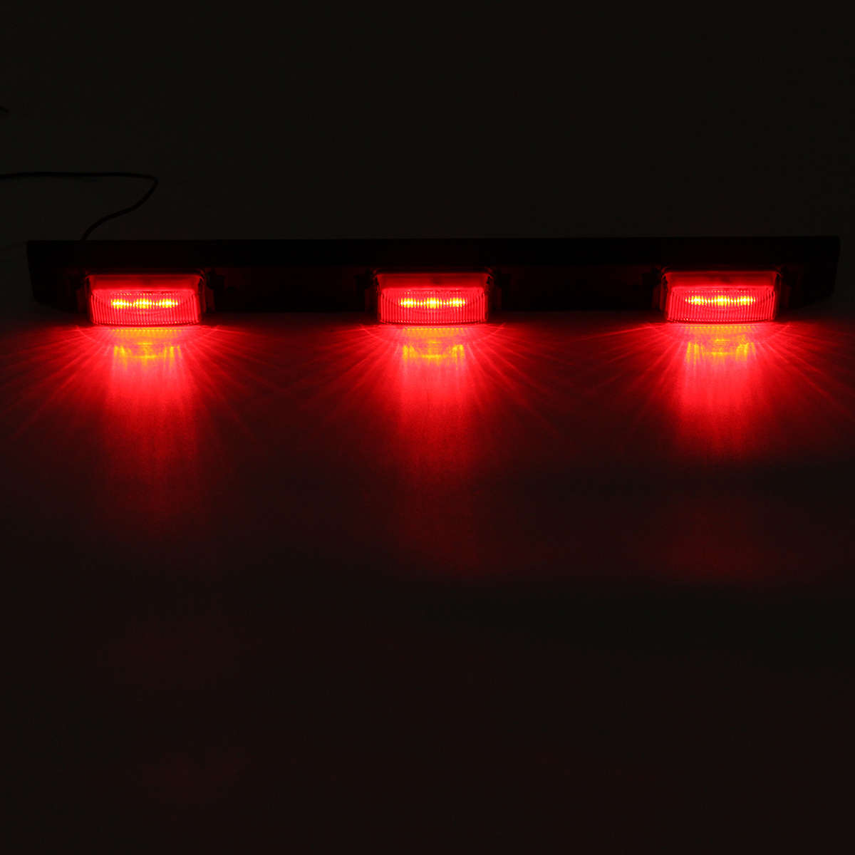 12V 43 X 4.3 cm 9pcs LED Car Rear Brake Tail Light Warning Stop Lamp for Trucks and Trailers