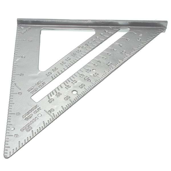 Aluminum Alloy Speed Square Combination Triangle Metric Ruler Carpenter`s Protractor Miter Framing