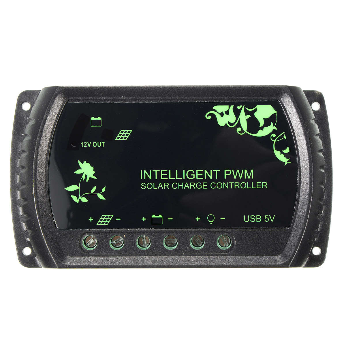 HES-W10A 12V 10A Auto PWM USB Solar Panel Battery Regulator Charge Controller LED