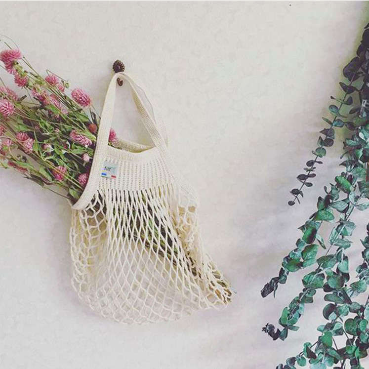 Honana HN-B27 Multifunctional Reusable Grocery Bags 9 Colors String Shopping Bag Mesh Storage Bag