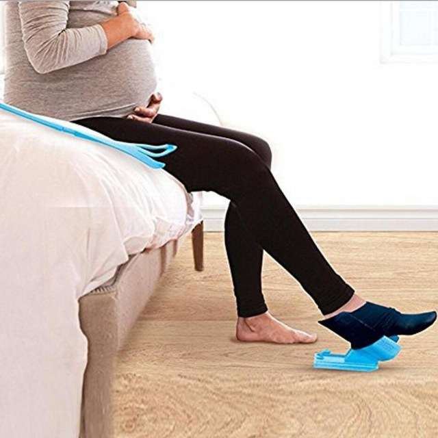 Easy On Off Sock Aid Kit Sock Helper No Bending Stretching for Pregnancy and Injuries Living Tool