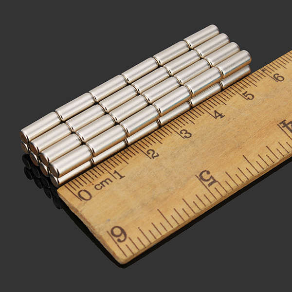 50pcs N35 Super Strong Disc Magnets 4mm x 10mm Rare Earth Neodymium Magnets