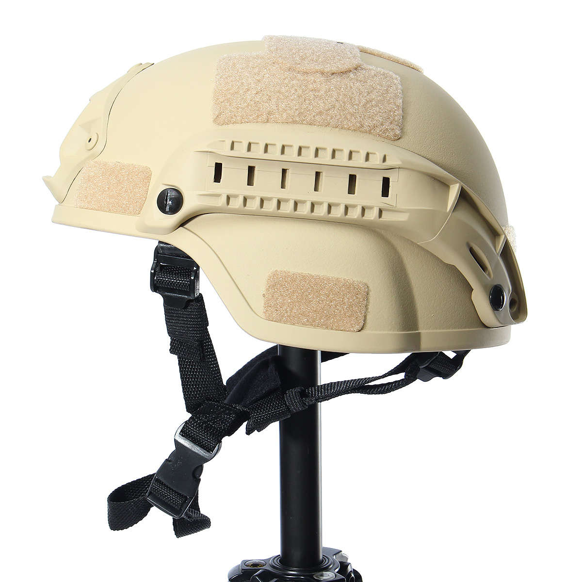 MICH 2000 Tactical Hunting Combat CS Helmet with Side Rail NVG Mount