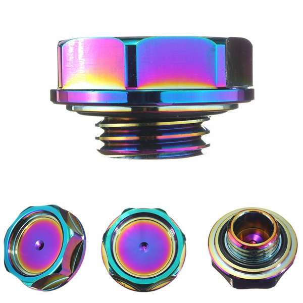 Aluminum Car Engine Oil Filler Cap Tank Cover For Honda Acura Civic Accord Colorful