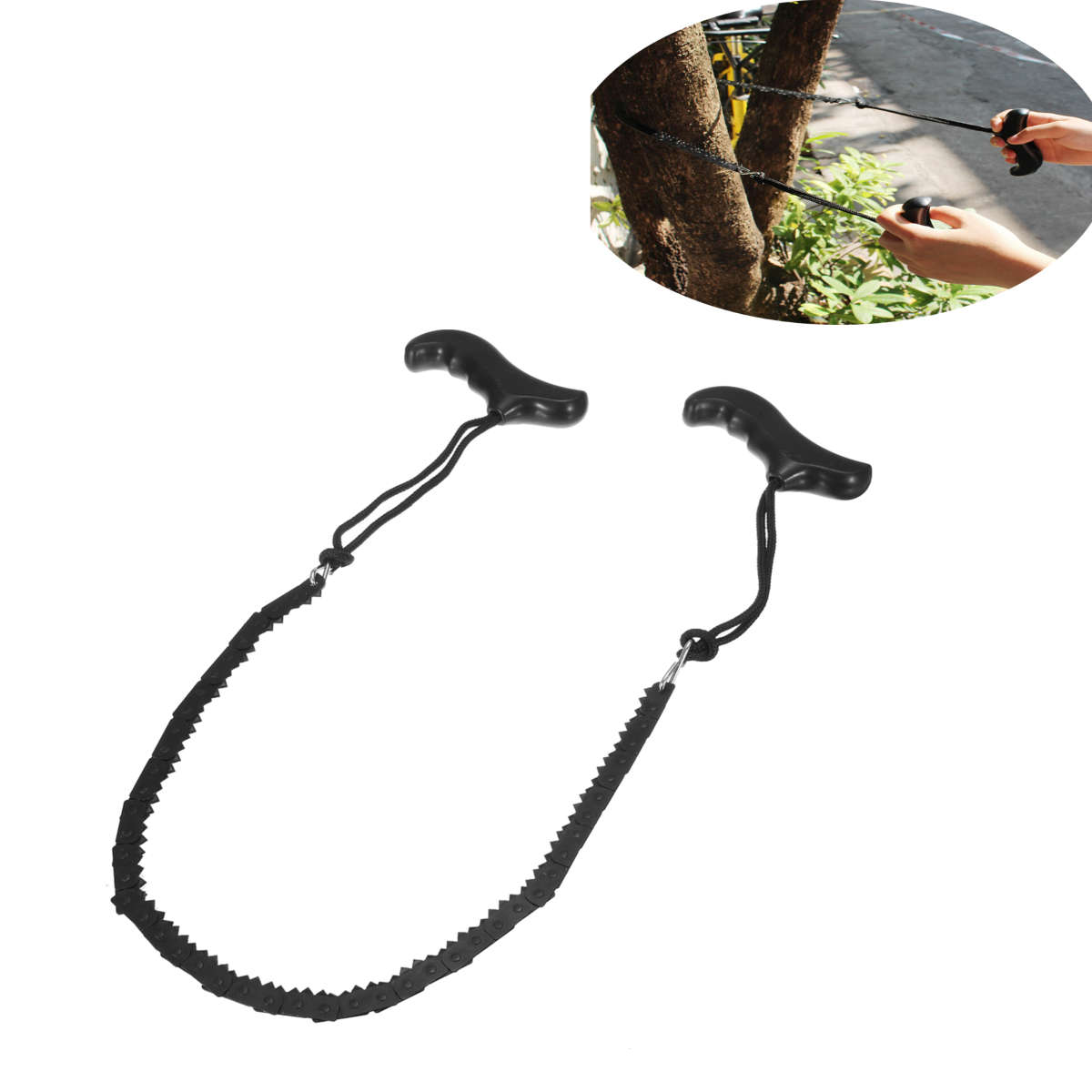 Pocket Foldable Chain Saw Chain Gear Garden Camping Emergency Survival Hand Tool