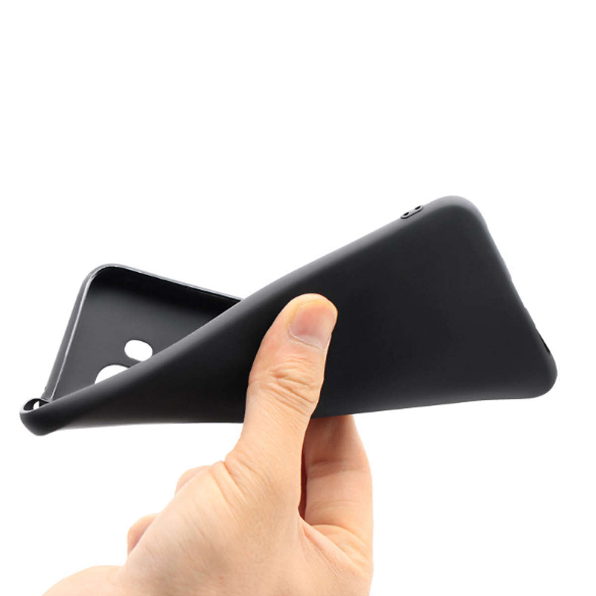 Thickness Black TPU matte mobile soft shell Phone Cover Case for Nokia 6