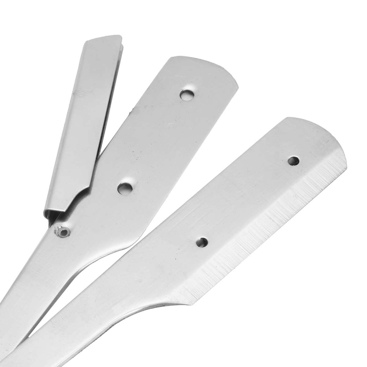 Rosewood Handle Straight Edge Barber Razor Folding Shaving Knife with 10 Blades