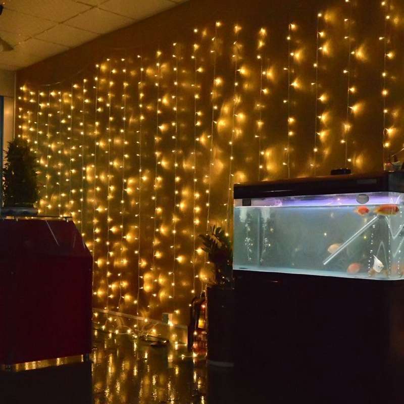 Christmas light 3mx3m 300 LED String Lights Curtain Lights 220V