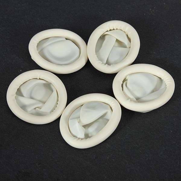 100Pcs Nail Art Latex Rubber Finger Cots Protector Gloves Powder