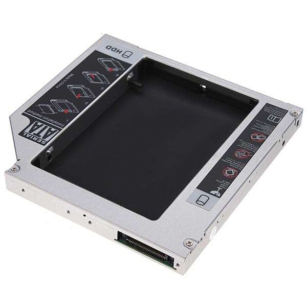 SATA to IDE 2nd HDD Hard Drive Caddy For 12.7mm Universal CD DVD-ROM