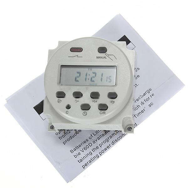DC 12V Mini LCD Digital Microcomputer Control Power Timer Switch