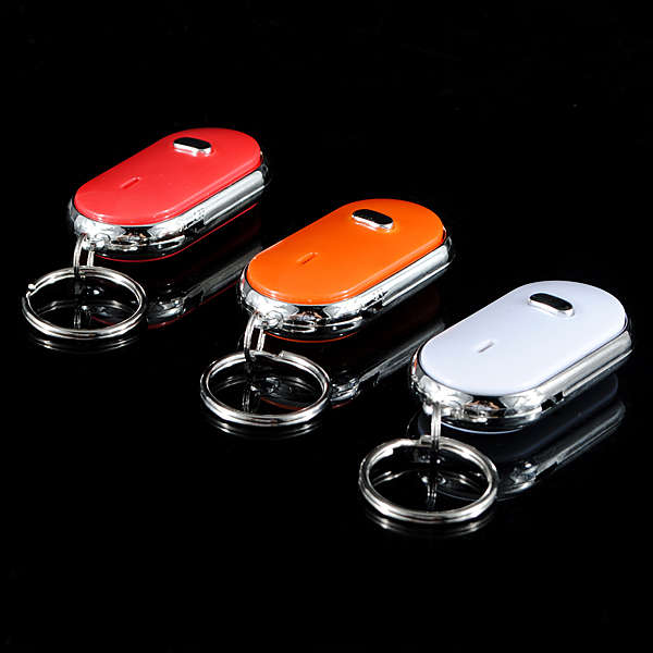 Whistle Key Finder Keychain Sound LED With Whistle Claps