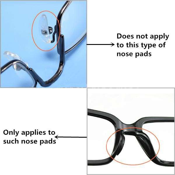 Eyeglass Sunglass Glasses Silicone Soft Nose Pads