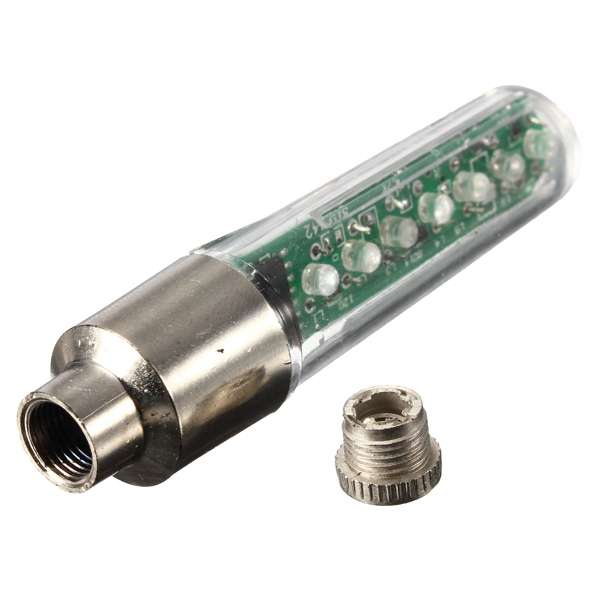7LED Bicycle Wheel Valve Tire Tyre Double Sense LED Letter Light