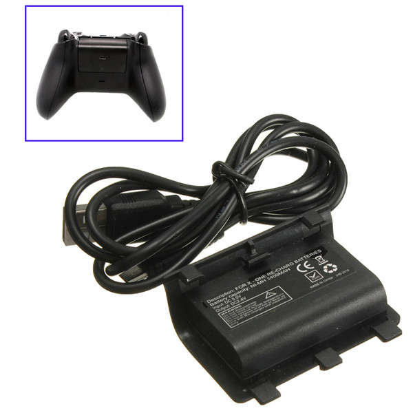2400mah Rechargeable Battery Pack & Cable For Xbox One Play Charge Kit