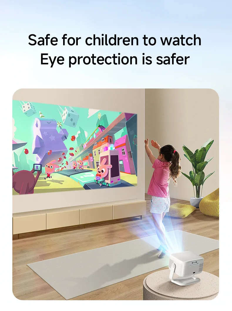 Full HD 1920*1080P Projector Portable Android 13 3D LED Video Projectors