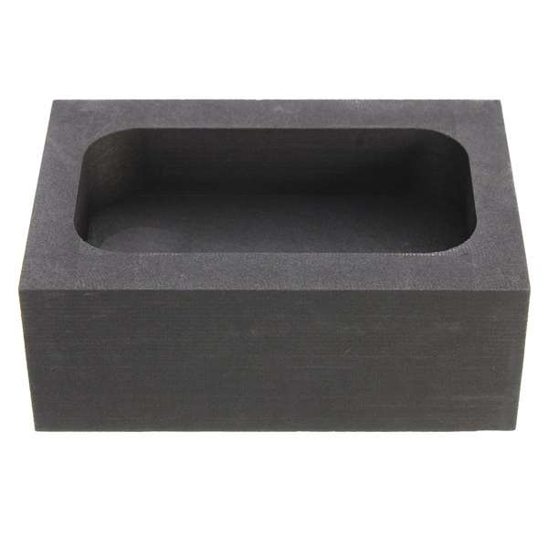 5 OZ Graphite Crucible Ingot Bar Combo Mold For Silver Gold Melting Casting