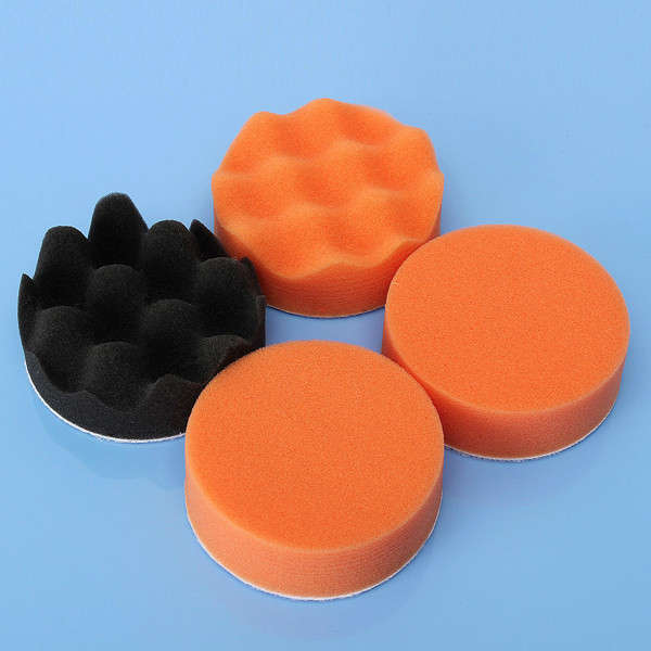 6PCS 3 Inch Buffing Pad Kit For Polishing Car With M10 Drill Adapter