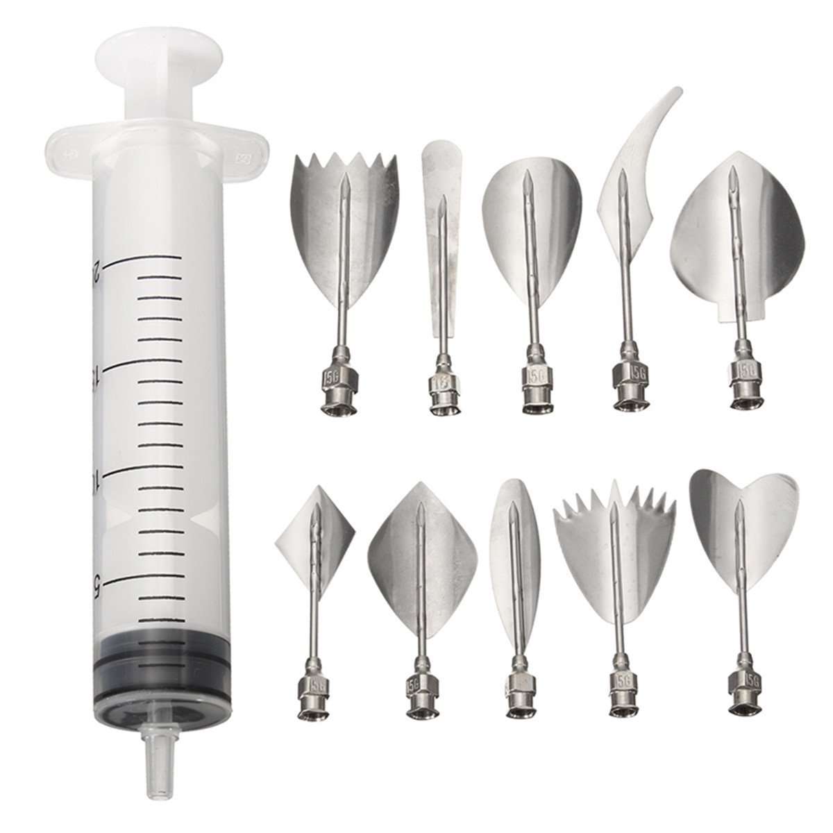 3D Jelly Flower Art Tools Syringe 3D Gelatin Cake Syringe Art Tools Kit