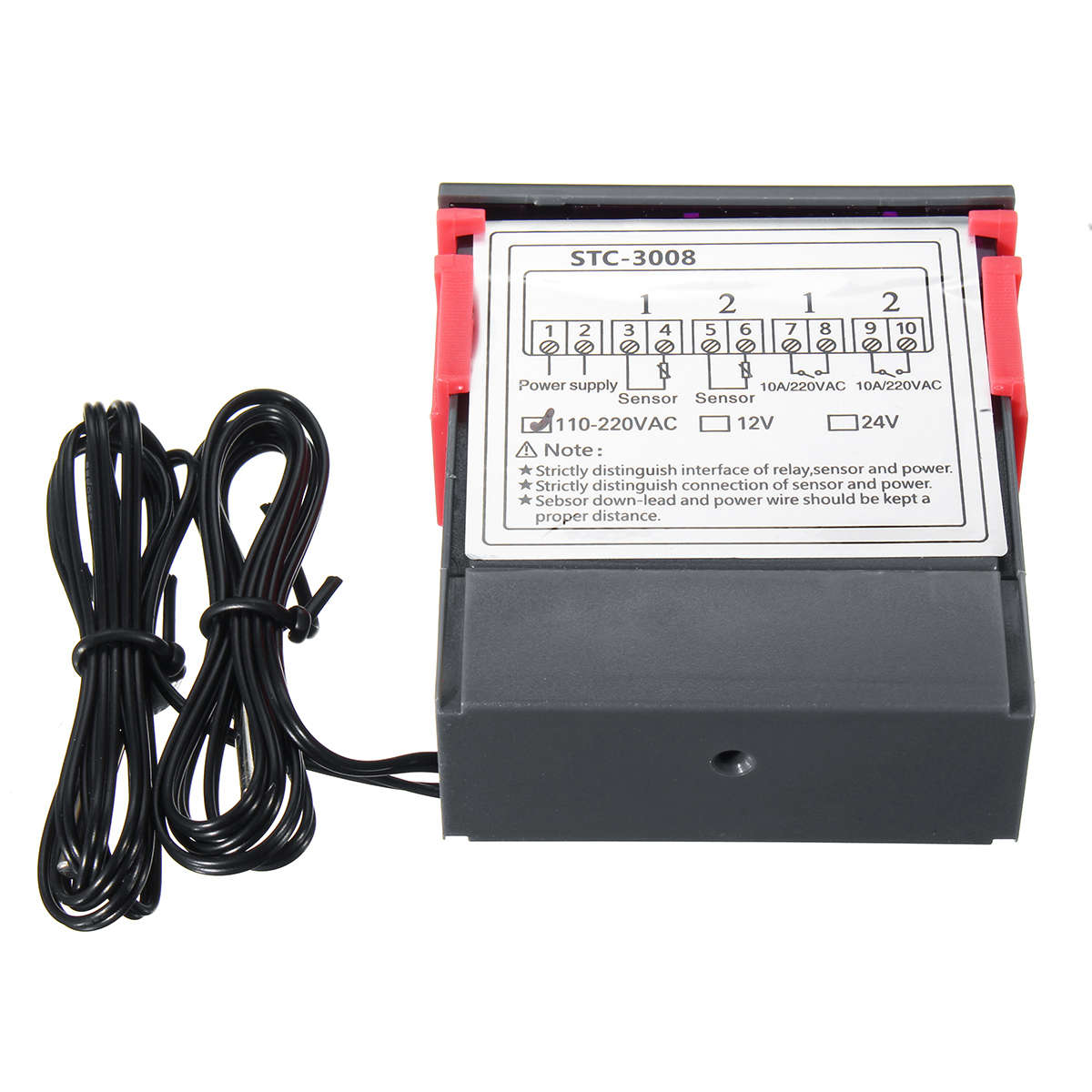 110-220V STC-3028 Dispaly Temperature Humidity Thermostat Controller Temperature Humidity Contr