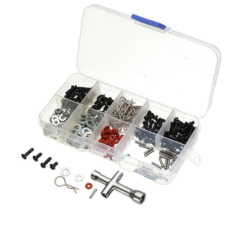 270PCS Set Screws Box Repair Tool Kit For HSP 1/10 RC Car Parts...