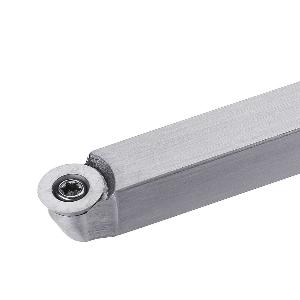 Lathe Wood Turning Tool Carbide Insert Cutter Tools Square Shank with Wood Handle Woodwork (Model D)