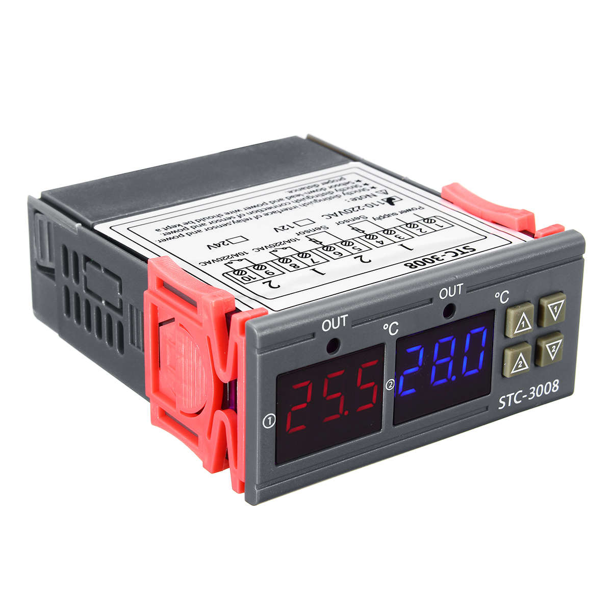 110-220V STC-3028 Dispaly Temperature Humidity Thermostat Controller Temperature Humidity Contr