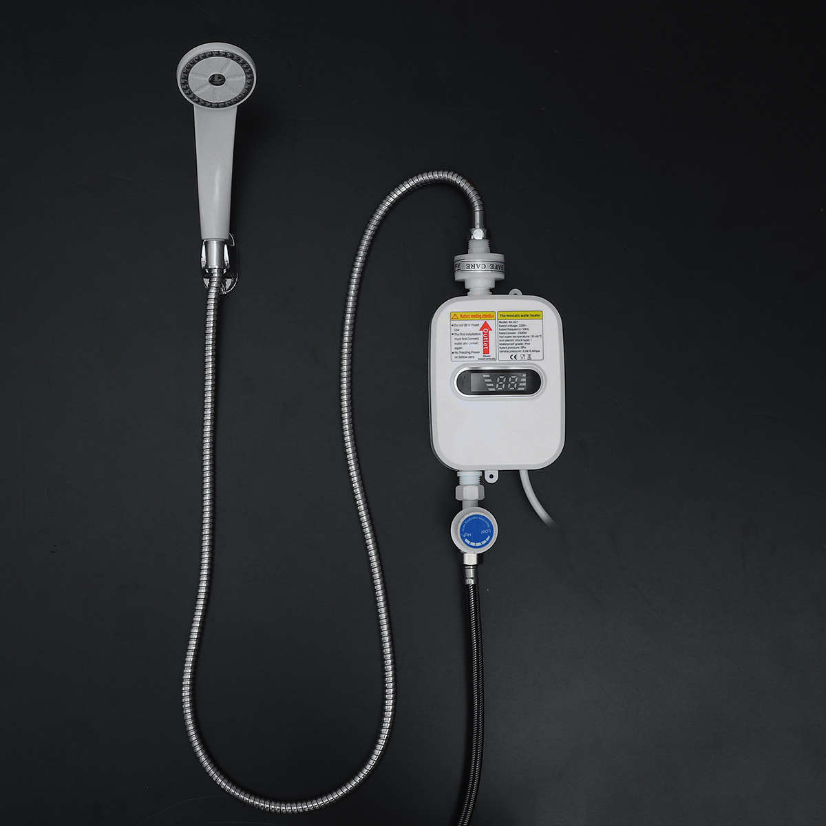 3500W Mini Instant Electric Tankless Hot Water Heater Shower Bathroom Faucet