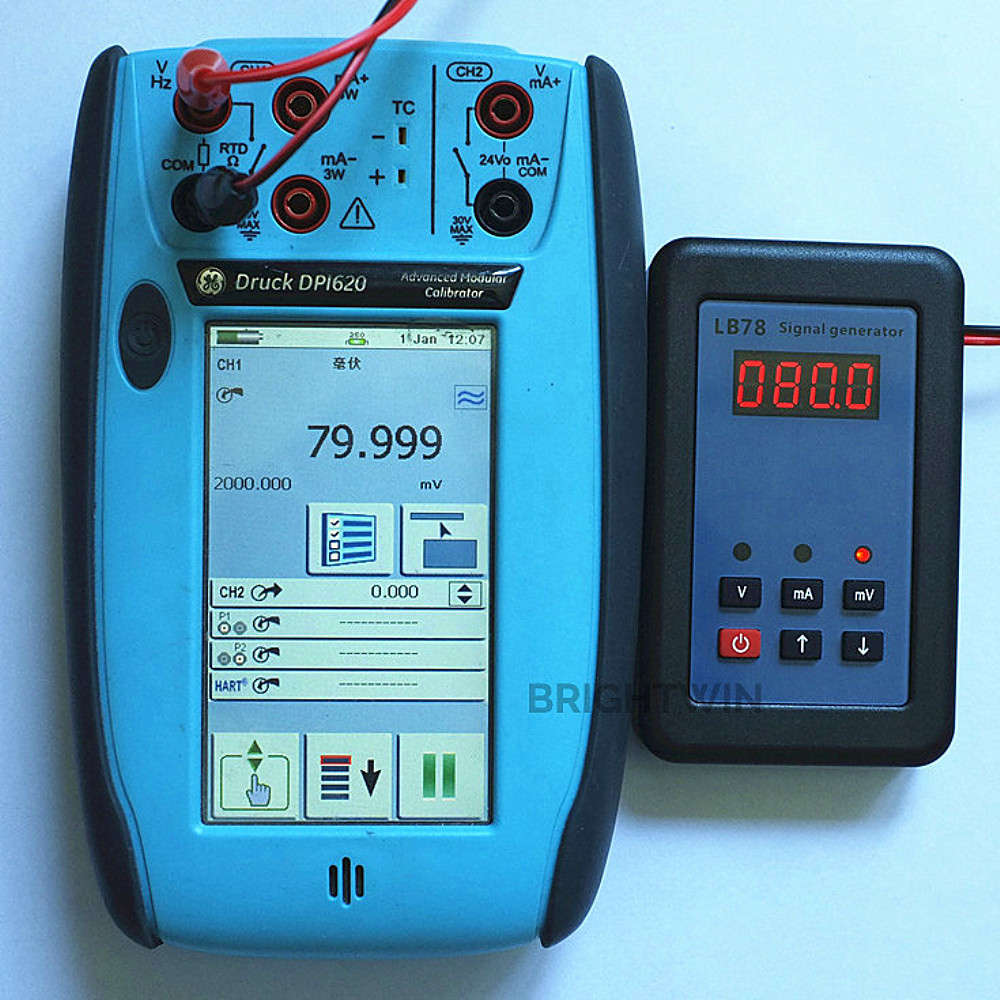 Portable 4-20mA Signal Generator 0-20mA 0-110mV Calibrator LB78 High Precision mA mV Signal Current