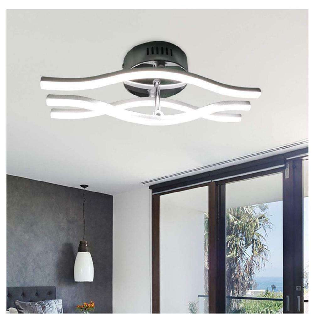 85-265V Modern Acrylic LED Ceiling Light Flush Mount Lamp Chandelier Living Room Bedroom